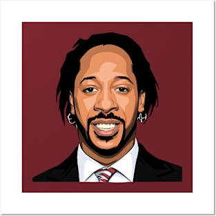 Katt Williams smile face illustration Posters and Art